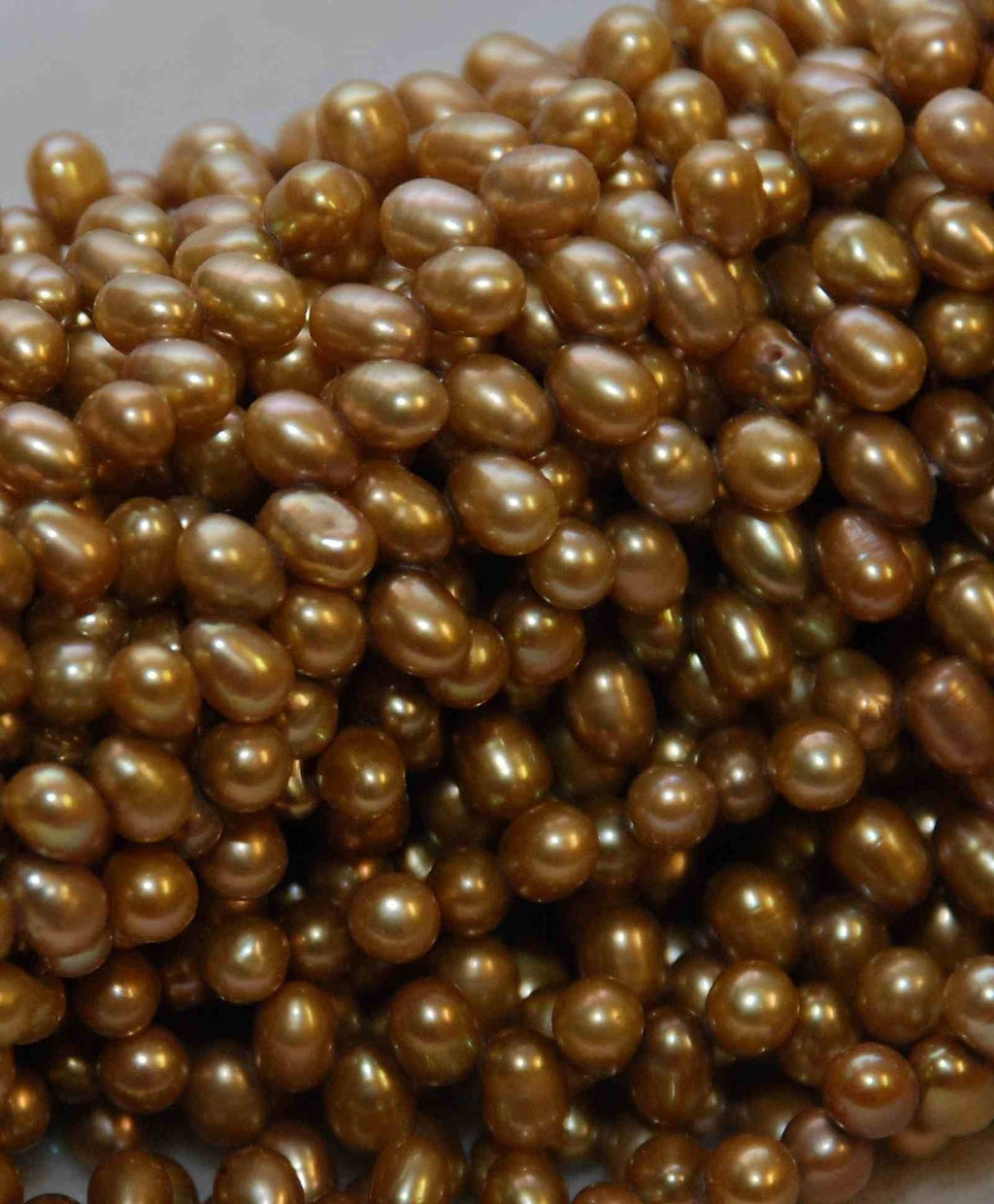 AA+ 4X6mm Top drilled Dancing Pearl Freshwater Pearl silk brown briolette pearl tear pearl beads, 15" full strand 100+ pc-----ON SALE