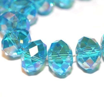 8mm Fern Green Shinning Swarovski cut style Crystal, grass green Spacer stunning loose facet beads for jewelry making DIY----10 pcs #801