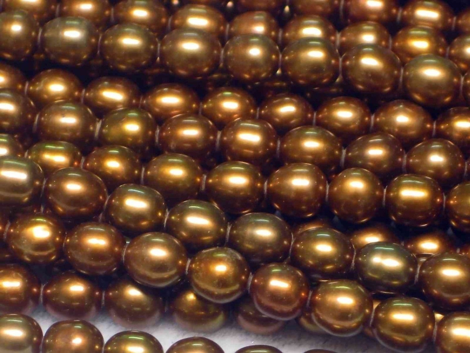 AAA gem quality 5mm X6mm Rice Oval Freshwater Pearl Brown Bronze Stunning pearl beads for designer 16" full strand 70+ pc #DR32052  New SALE