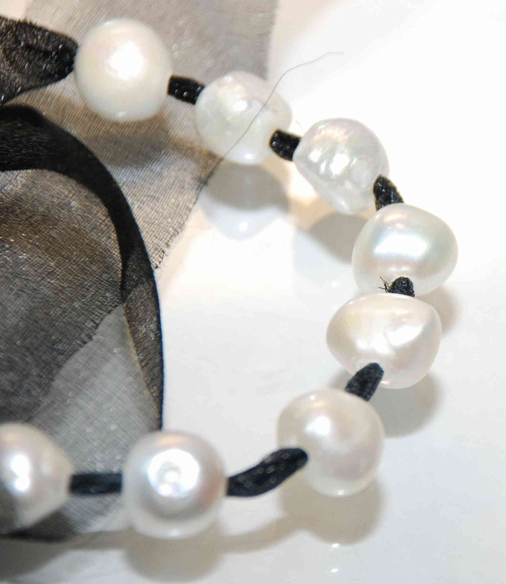 11-12mm Large Hole 2.5mm Pearl Freshwater Pearl white Big Baroque Pearl beads---10 pieces set #LH81001