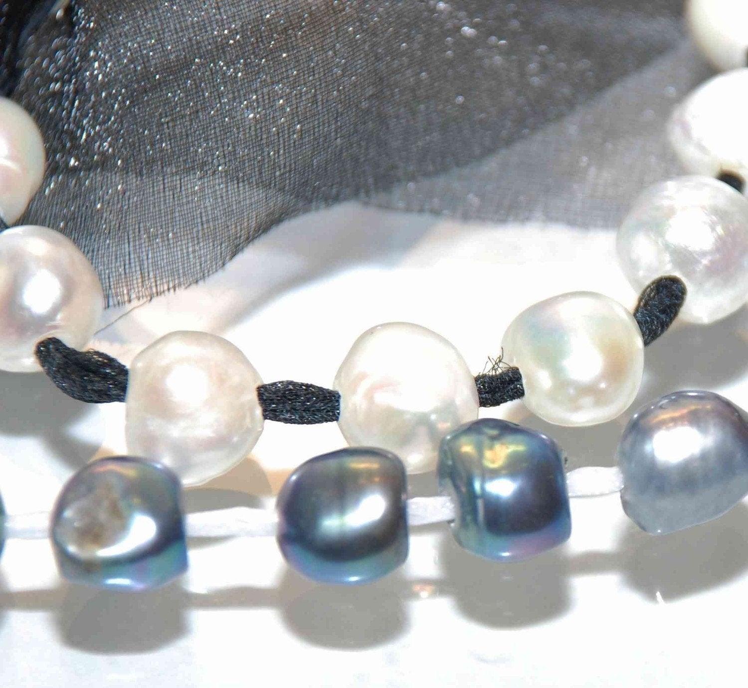 11-12mm Large Hole 2.5mm Pearl Freshwater Pearl white Big Baroque Pearl beads---10 pieces set #LH81001