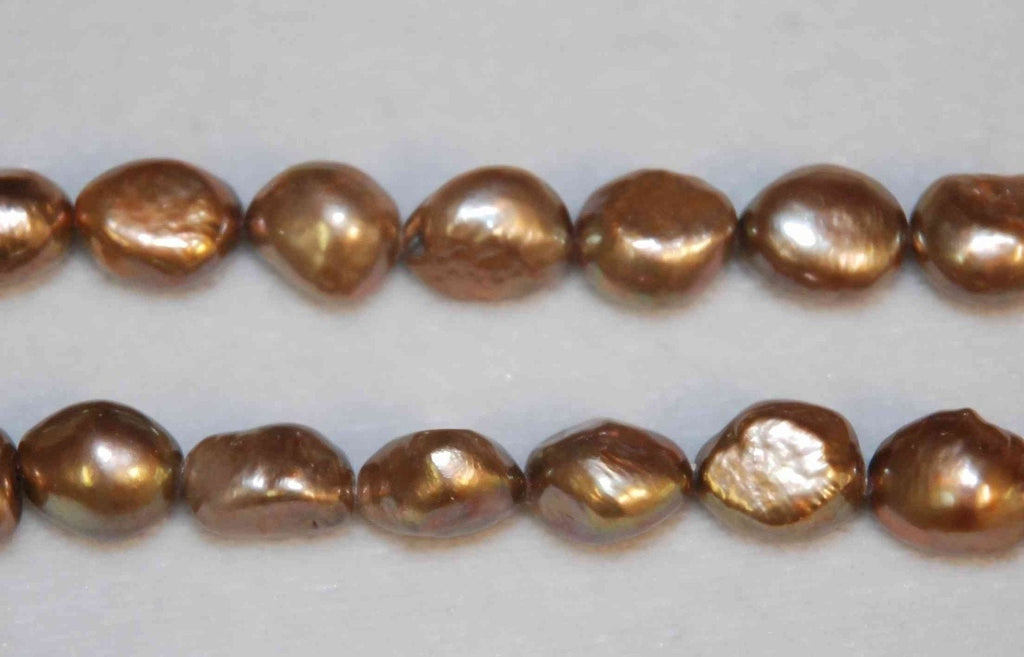 Baroque Pearl Large Gem Quality Dove Chocolate ---12-15mm genuine pearl---set 6pcs-----PROMOTION PRICE