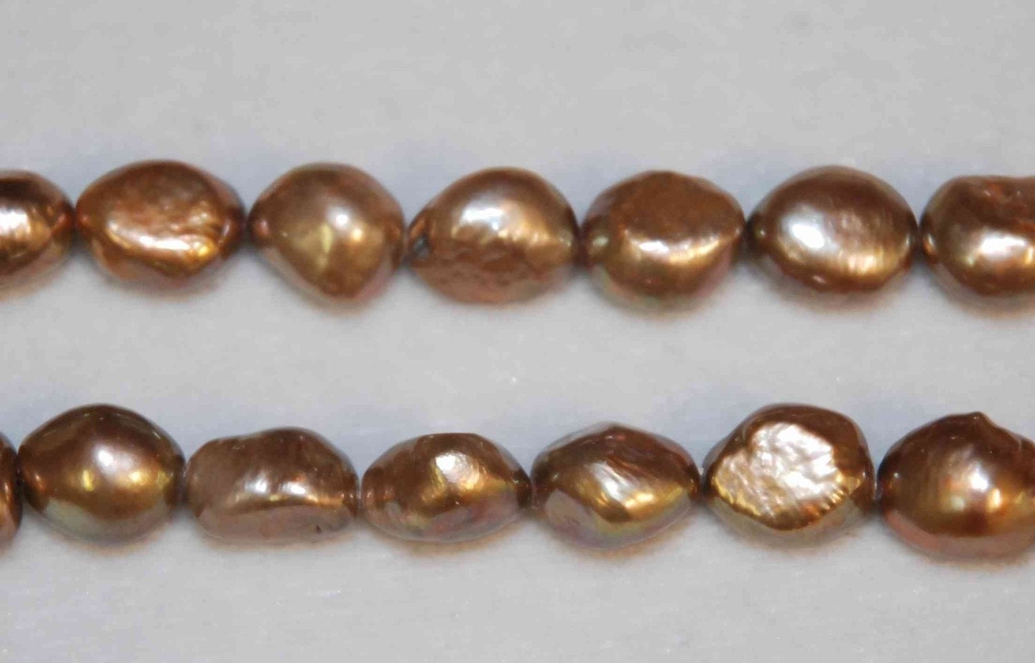 Baroque Pearl Large Gem Quality Dove Chocolate ---12-15mm genuine pearl---set 6pcs-----PROMOTION PRICE