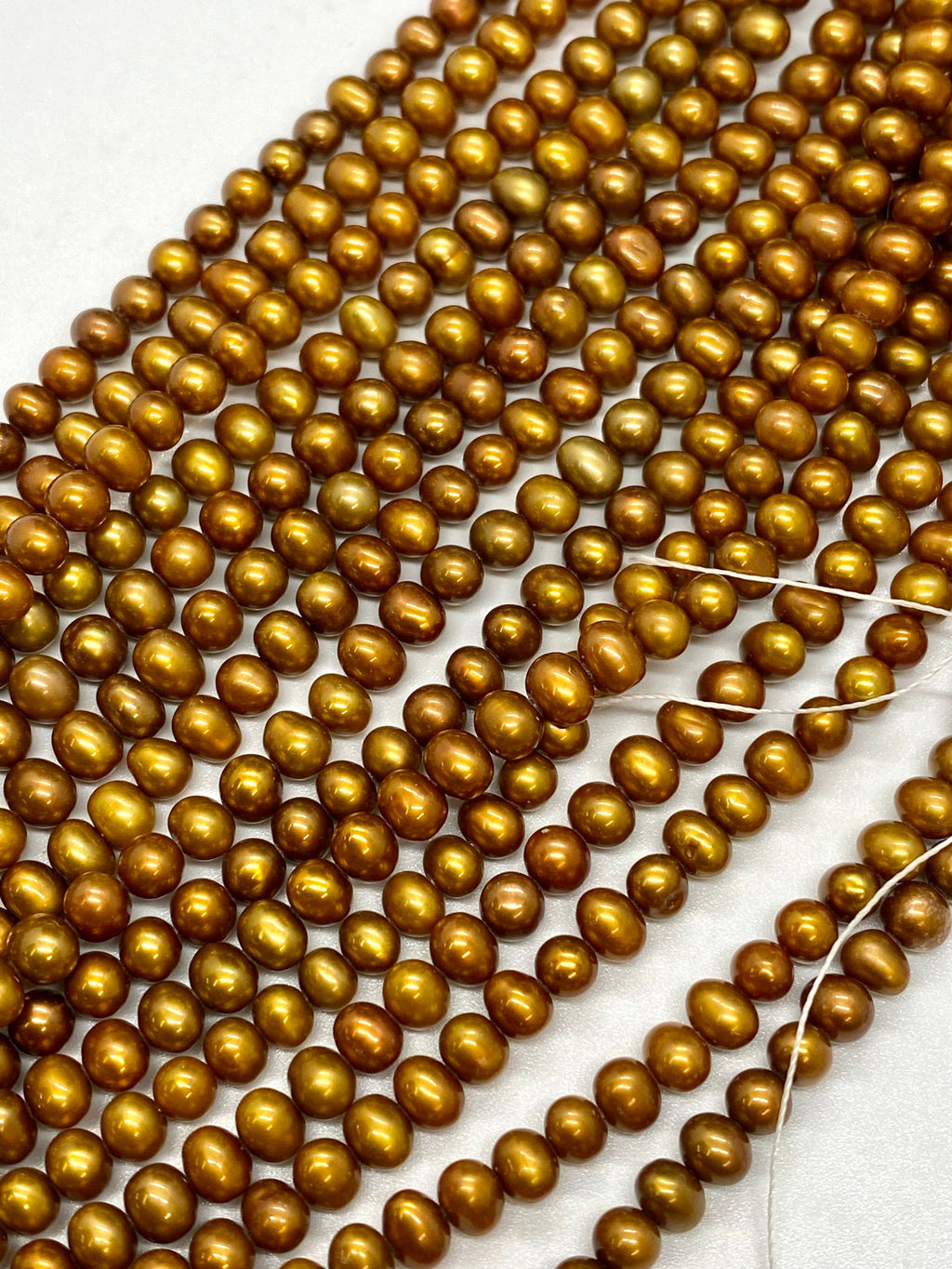 AAA 4-5mm Light Brown Seed Pearl Round off Freshwater Pearl, 15.5" full strand 90+pc petite pearl beads loose pearl HOT Deal 014