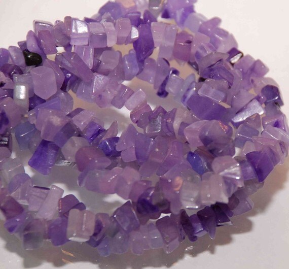 Promotion Sale----Full Strand 16 inches Neat Amethyst Chips-----Deal under cost