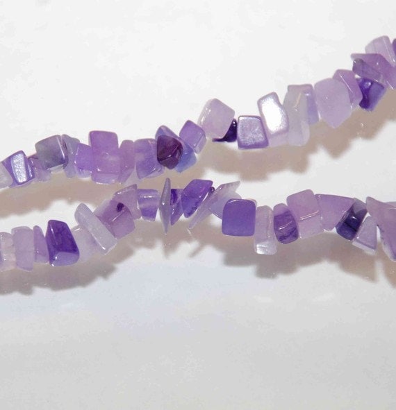 Promotion Sale----Full Strand 16 inches Neat Amethyst Chips-----Deal under cost
