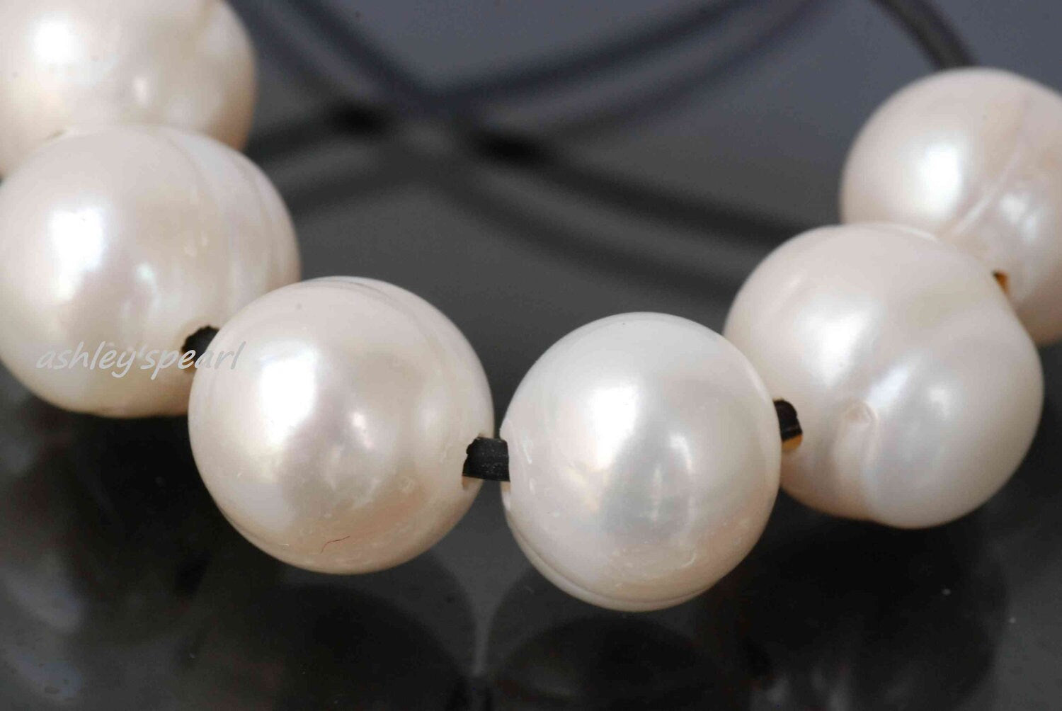 Batch Large Hole 11mm Large round off potato Pearl 2.2mm hole---12 pieces set white genuine pearl---New ARRIVAL SALE