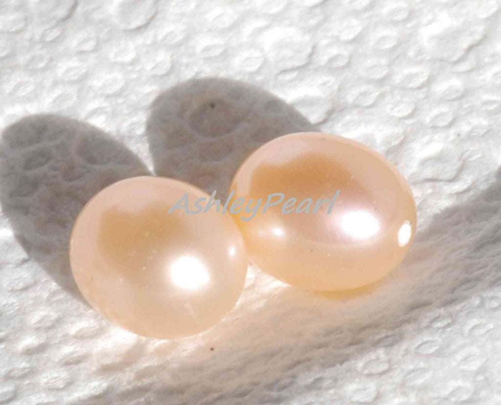 AAA+ high quality 9X12mmTear Drop Pearl Freshwater Pearl natural champagne gold matched pearl beads pair for earring design-----NEW Arrival