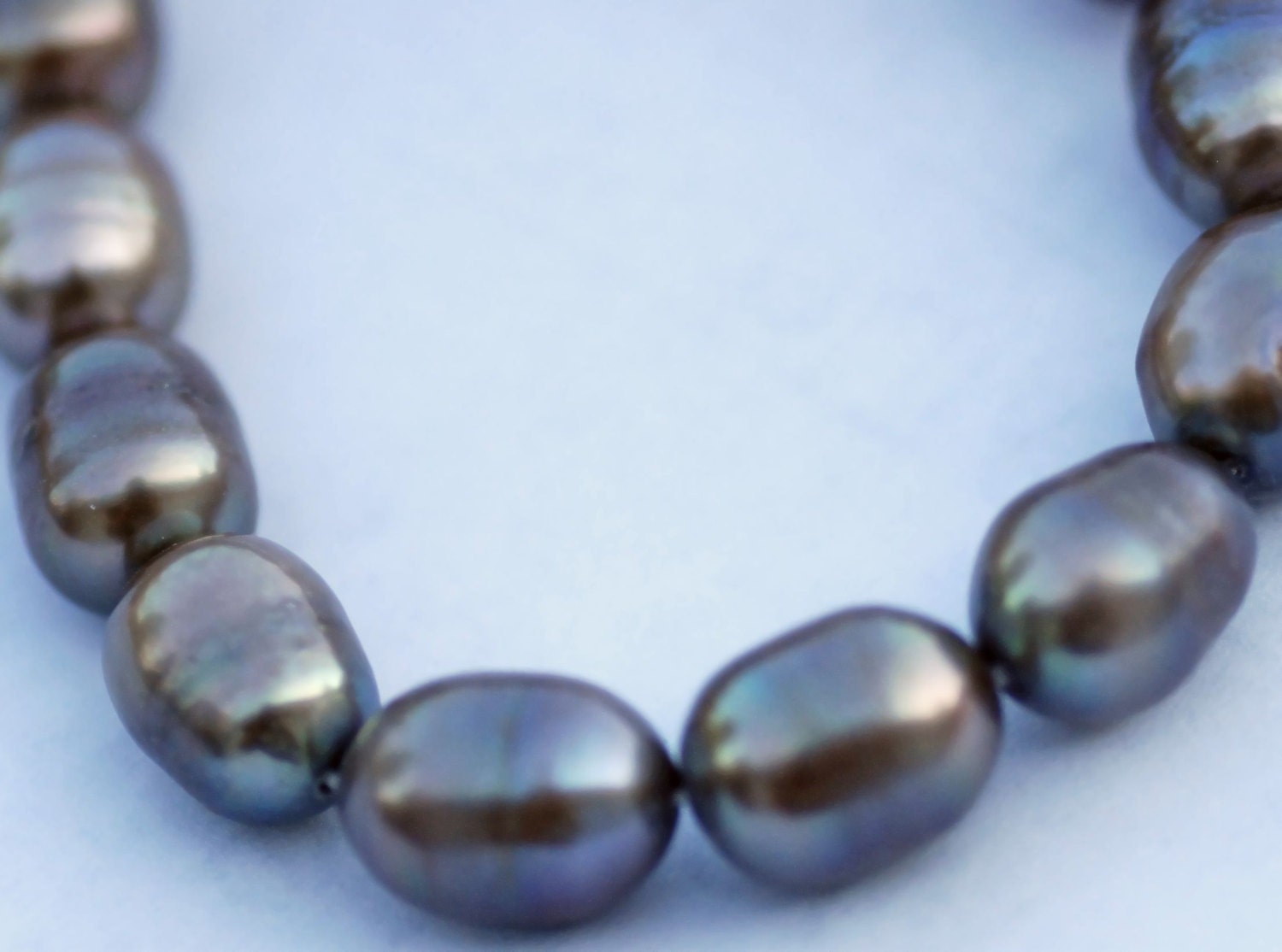 9X11mm AA Rice Pearl, 15" full strand Baroque Pearl Freshwater Pearl vintage peacock 38 pc oval pearl beads #DR3026