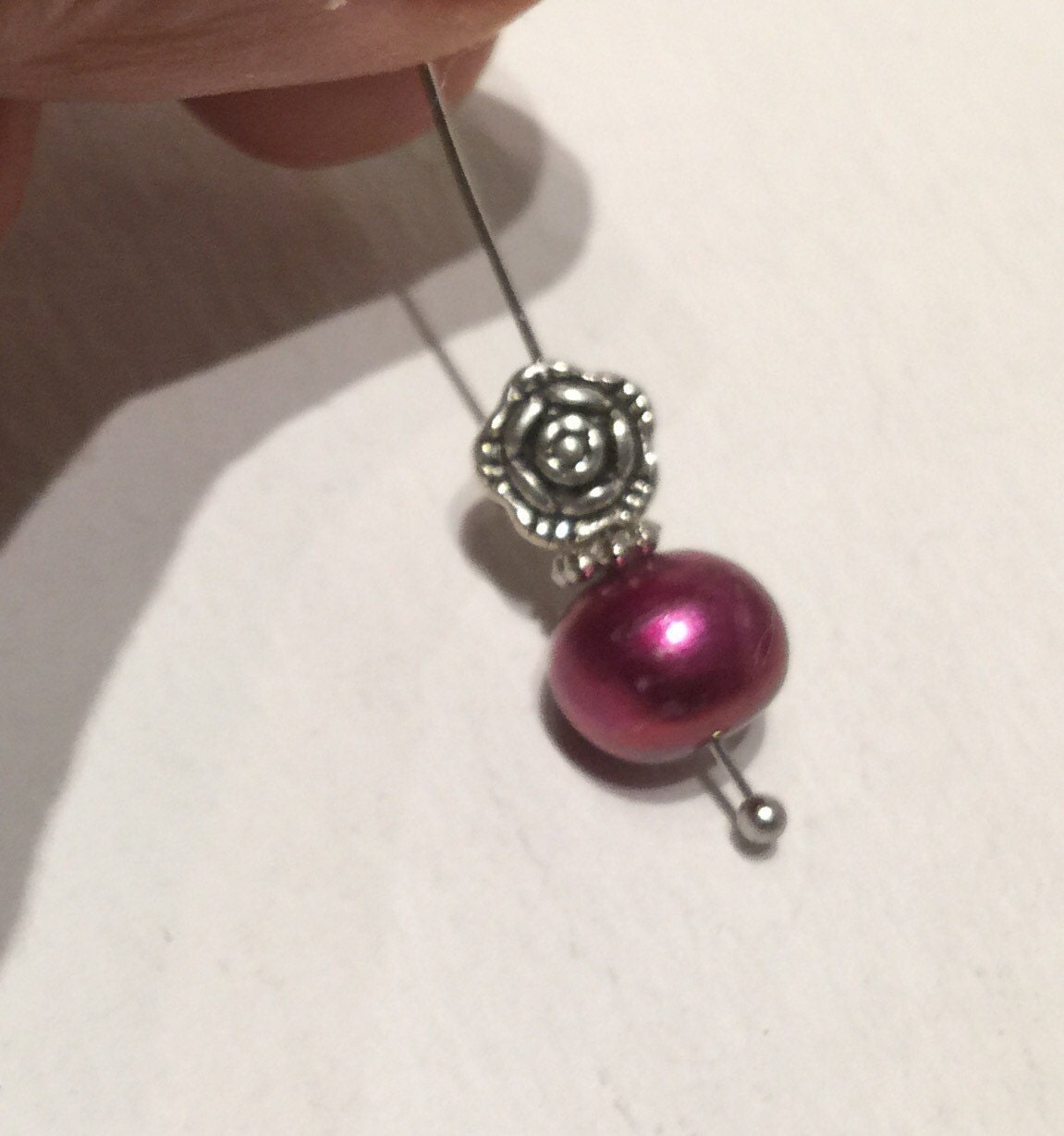 Tibetan Silver spacer Beads rose flower 7mm fine quality antique style 10pcs #FDP202